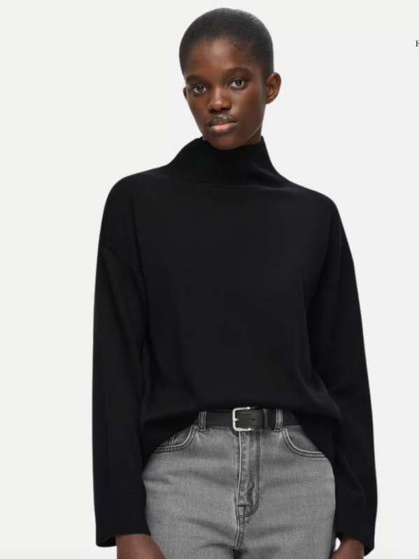 SLFHELLA LS KNIT HIGH NECKBlack
