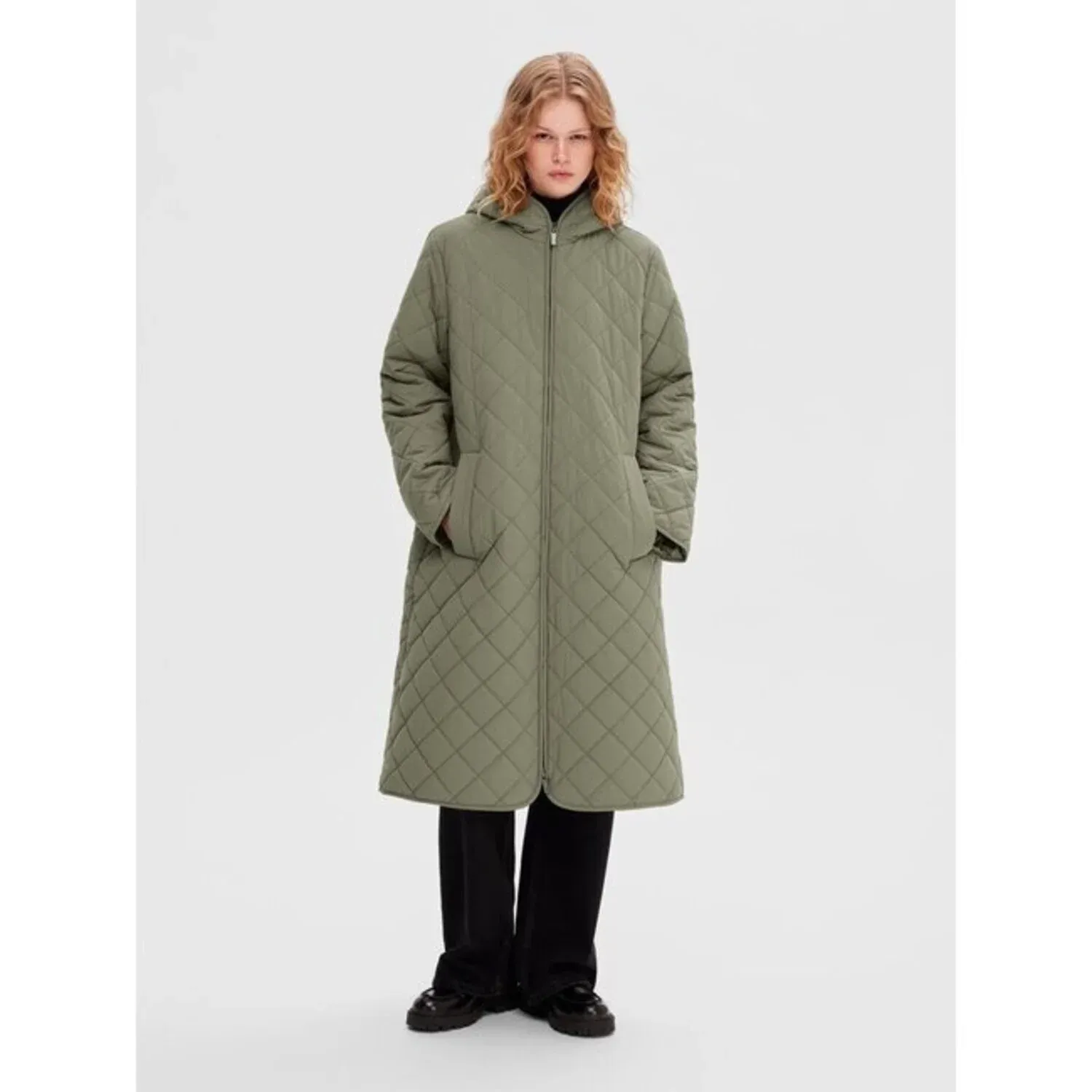 SLFNORY QUILTED JACKET BDusky Green
