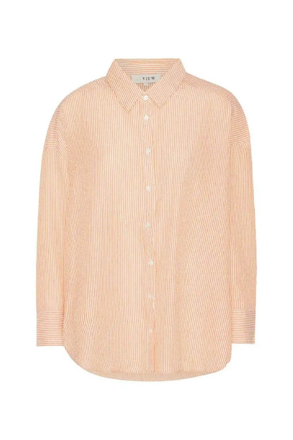 Sonja shirt867 Orange/white