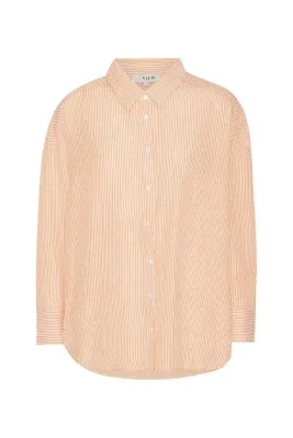 Sonja shirt867 Orange/white