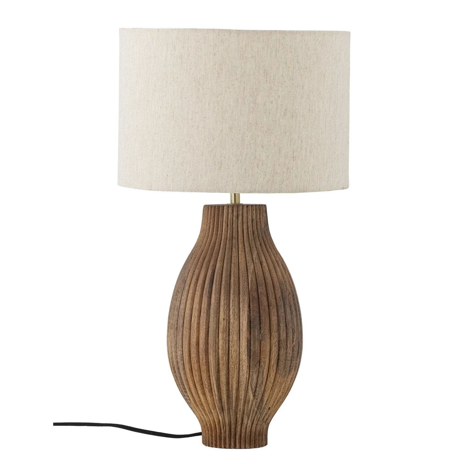 Karelia Table lamp, Nature, Mango Ø30xH53 cm