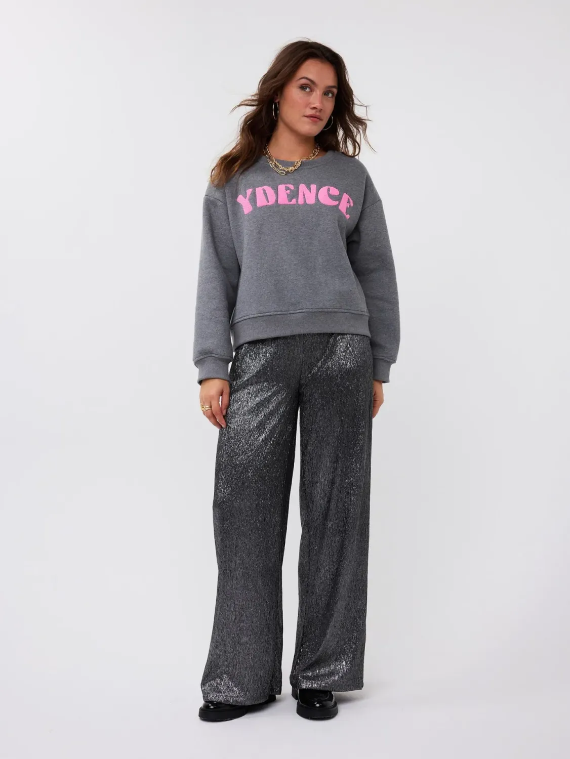 Pants MadisonDark silver