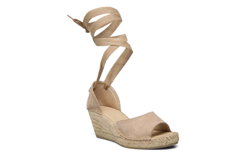 SLFEVA SUEDE WEDGE ESPADRILLES