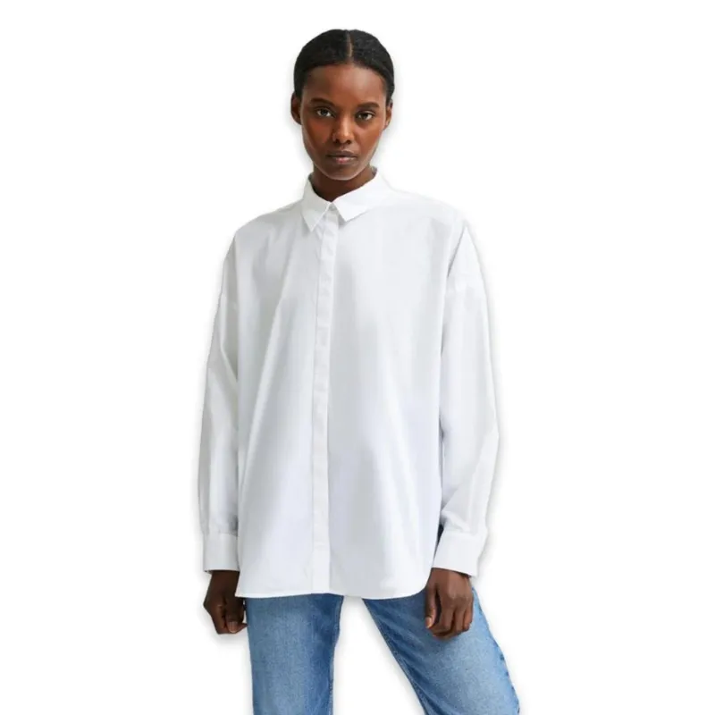 SLFHEMA LS SHIRT B NOOS Bright White
