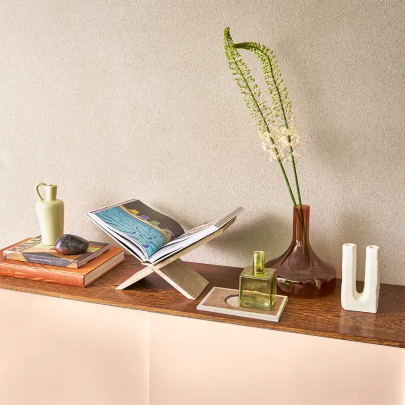 Vase Lela rustic brown