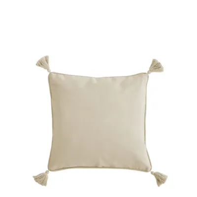 Vallsund - Black cushion with tassels