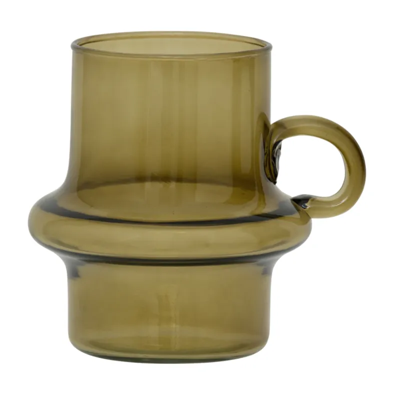 Tealight holder Colorato moss stone