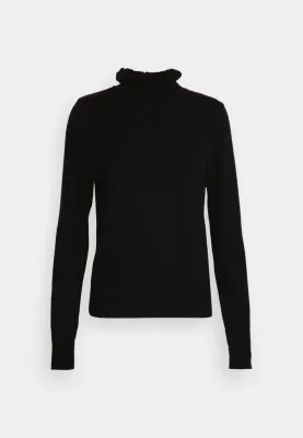 SLFTRUFFLE SELENE LS KNIT HIGHNECK BBlack