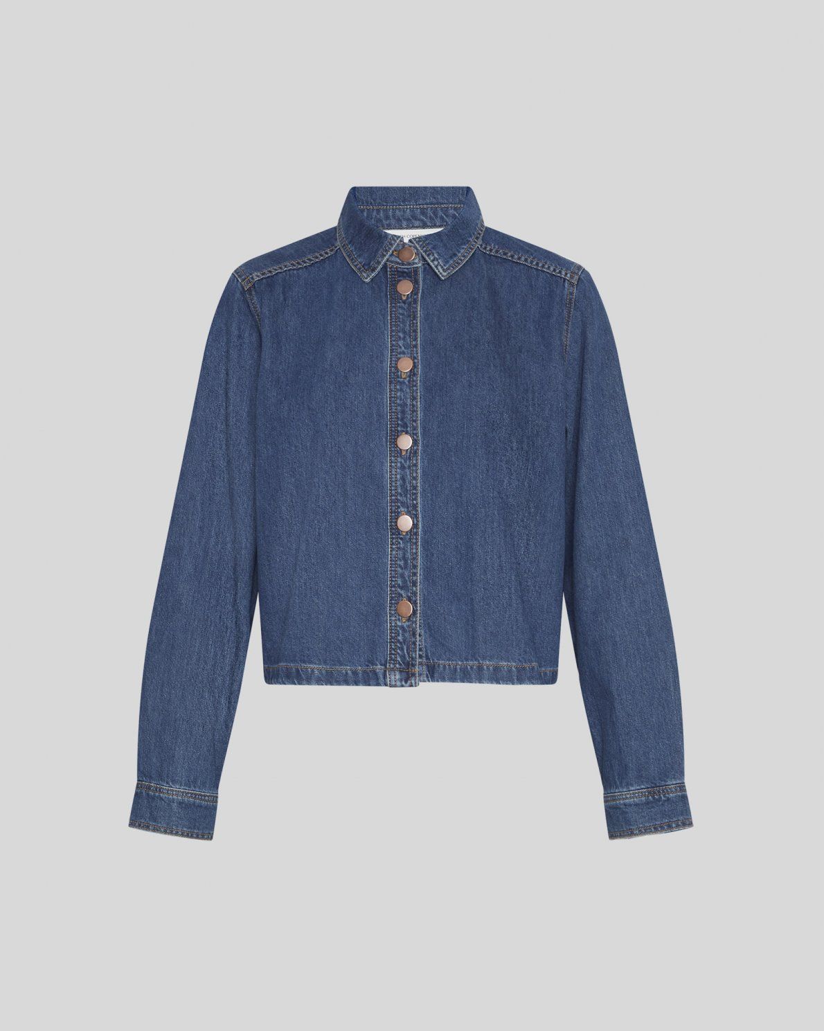 MSCHAdalyn Elena shirt - MID BLUE WASH