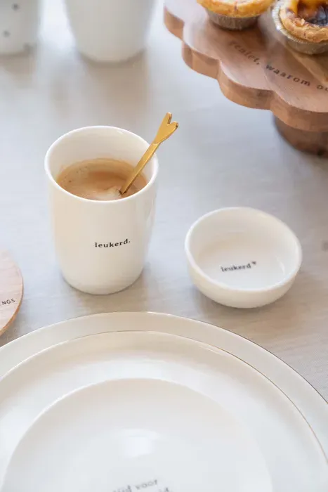 koffiemok leukerd wit