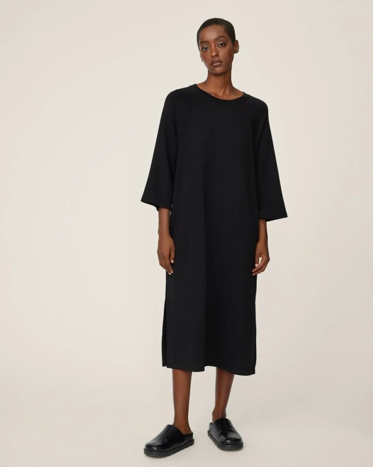MSCHPetua Ima Q 3/4 Sweat DressBLACK