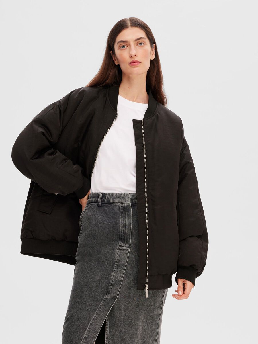 SLFBERETE REDOWN BOMBER JACKETBlack