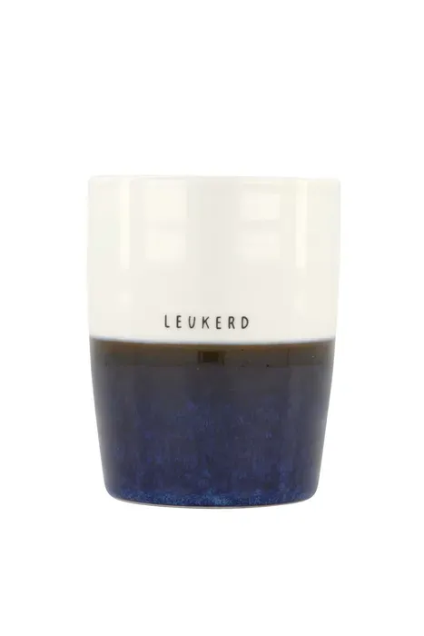 theemok leukerd blauw/wit