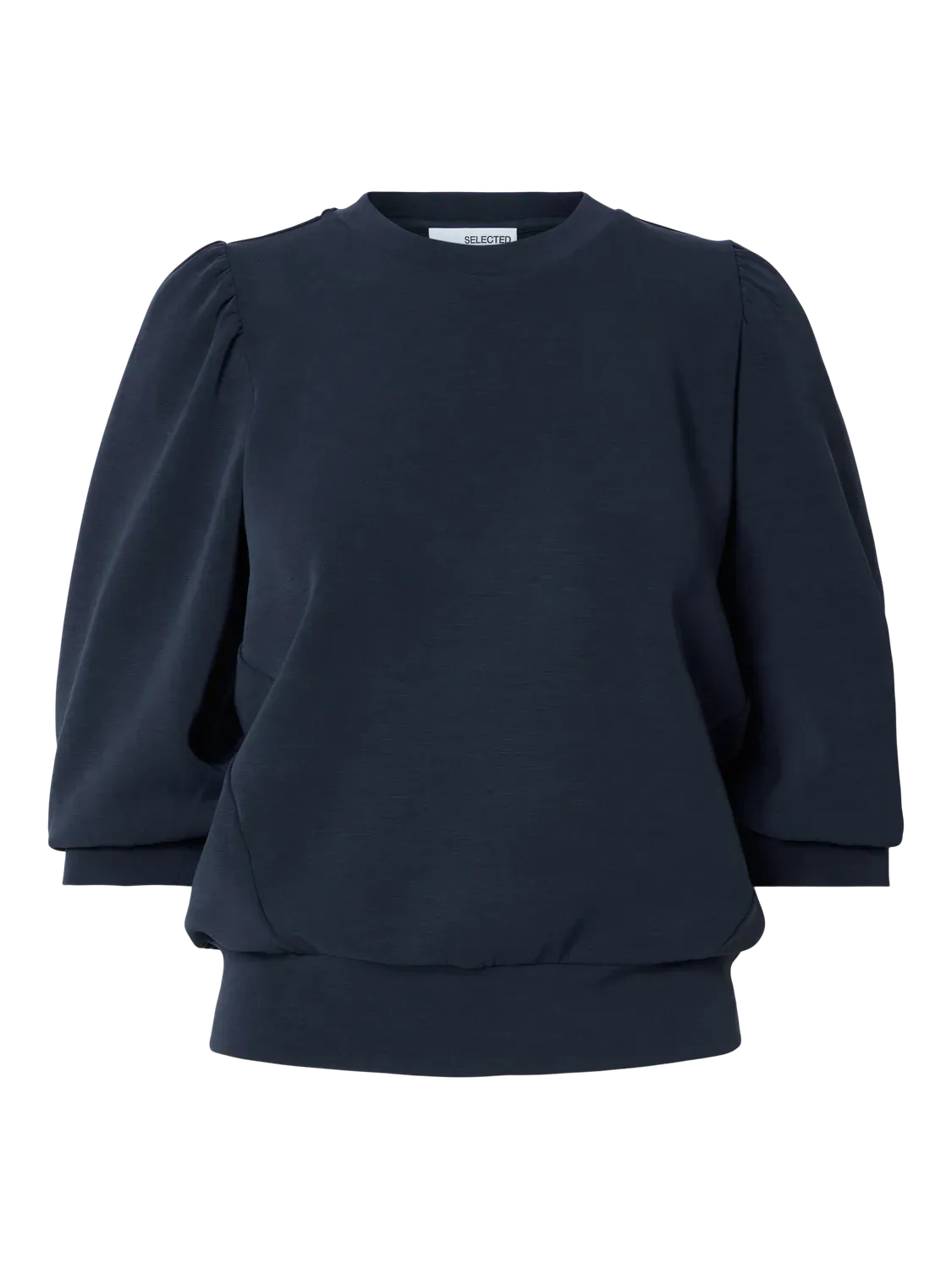 SLFTENNY 3/4 SWEAT TOP NOOS Dark Sapphire