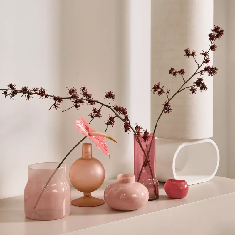 Vase long Bodii, peach wip