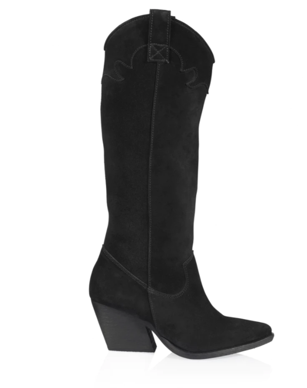 VIGO - suede - black
