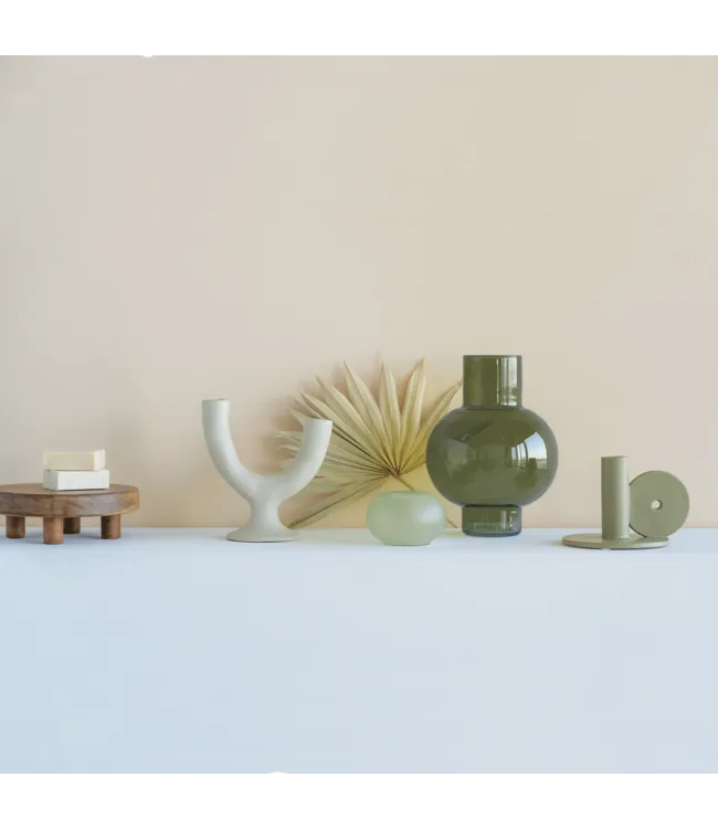Vase Tummy A duck green