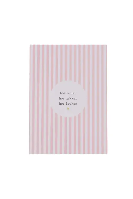 ansichtkaart hoe ouder roze/wit