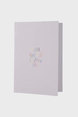 wenskaart hoera multicolor