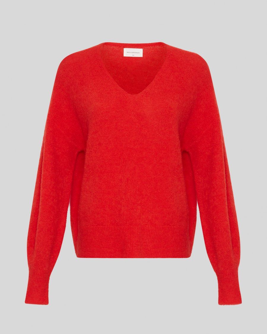MSCHHila Hope V Pullover	Flame Scarlet
