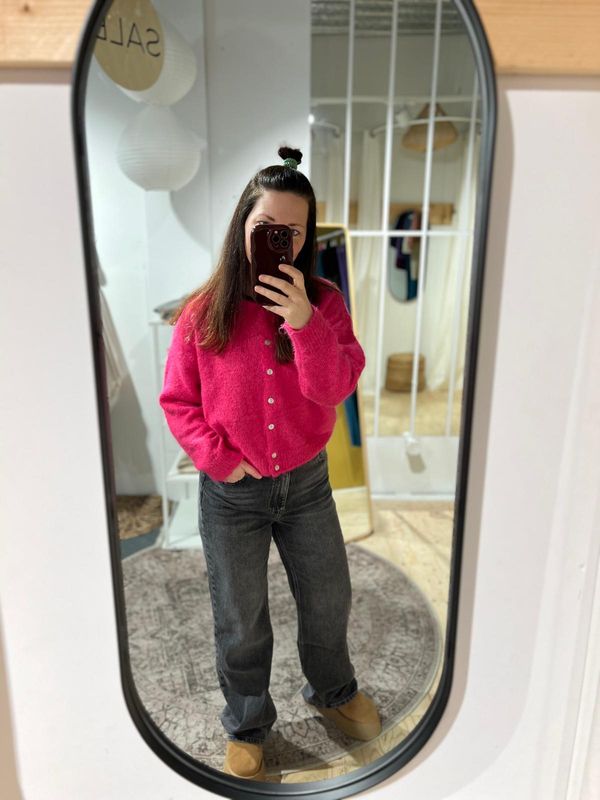 Denim wide grijs in lengtemaat 34
