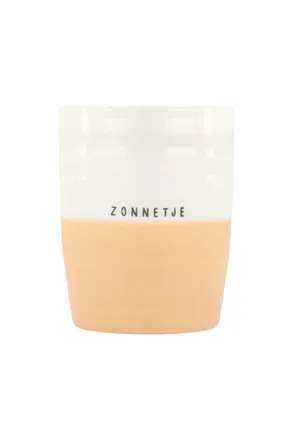 theemok zonnetje wit/perzik