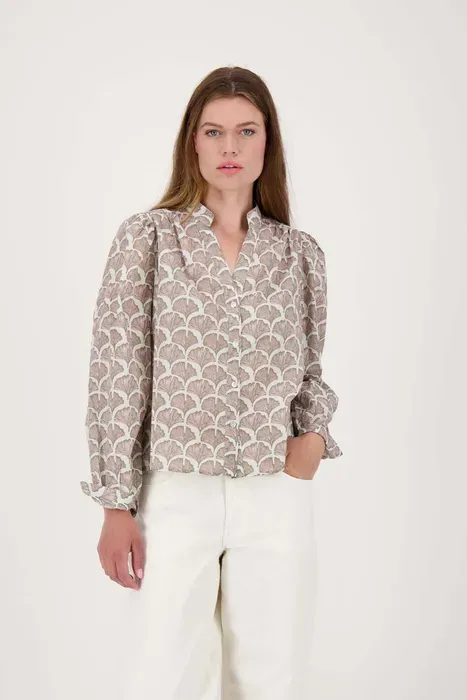 blouse lange mouw met print bloem multi colour