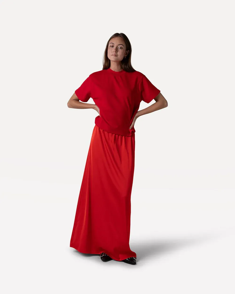 Ravenelle t-shirt	Fiery red
