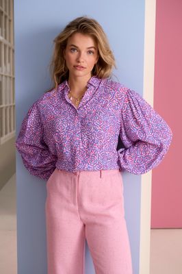 Blouse Alyssa blue rose