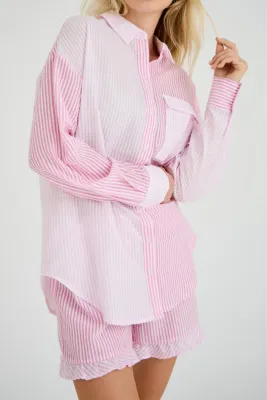 Blouse Mila shirt	258 rose/pink