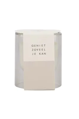 geurkaars glas S zand