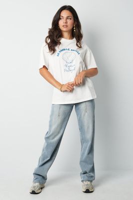 Seashell Hotel shirt - white
