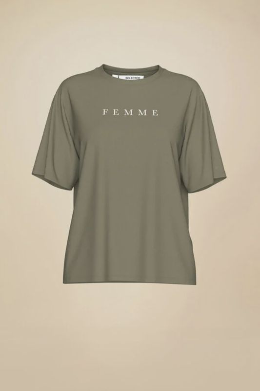 SLFVILJA SS PRINTED TEE W NOOS	Kalamata