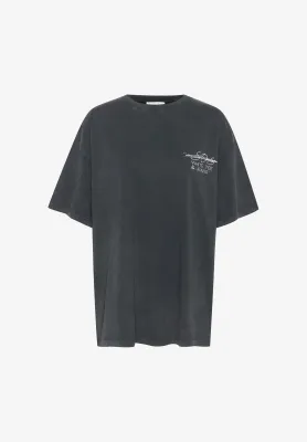 LisaMW SOS&quot; Tee&quot;	Dark Grey Random Wash