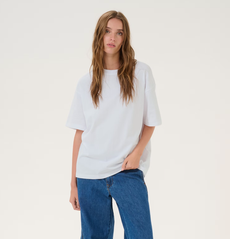 T-shirt SiamMW Back Logo Tee Bright White 