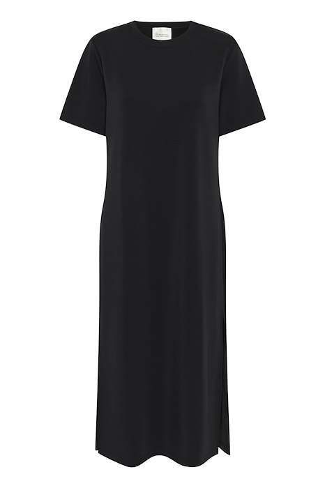 HelleMW R-Neck Long Dress	Black
