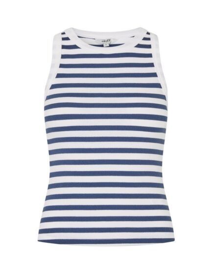 Tanktop Jaxson-M	Evelyn Stripe	White Indigo Stripe