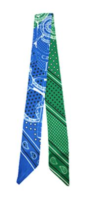 Bandana scarf green - blue