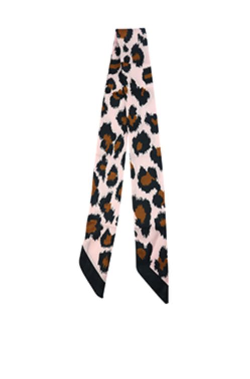 Bandana scarf leopard pink