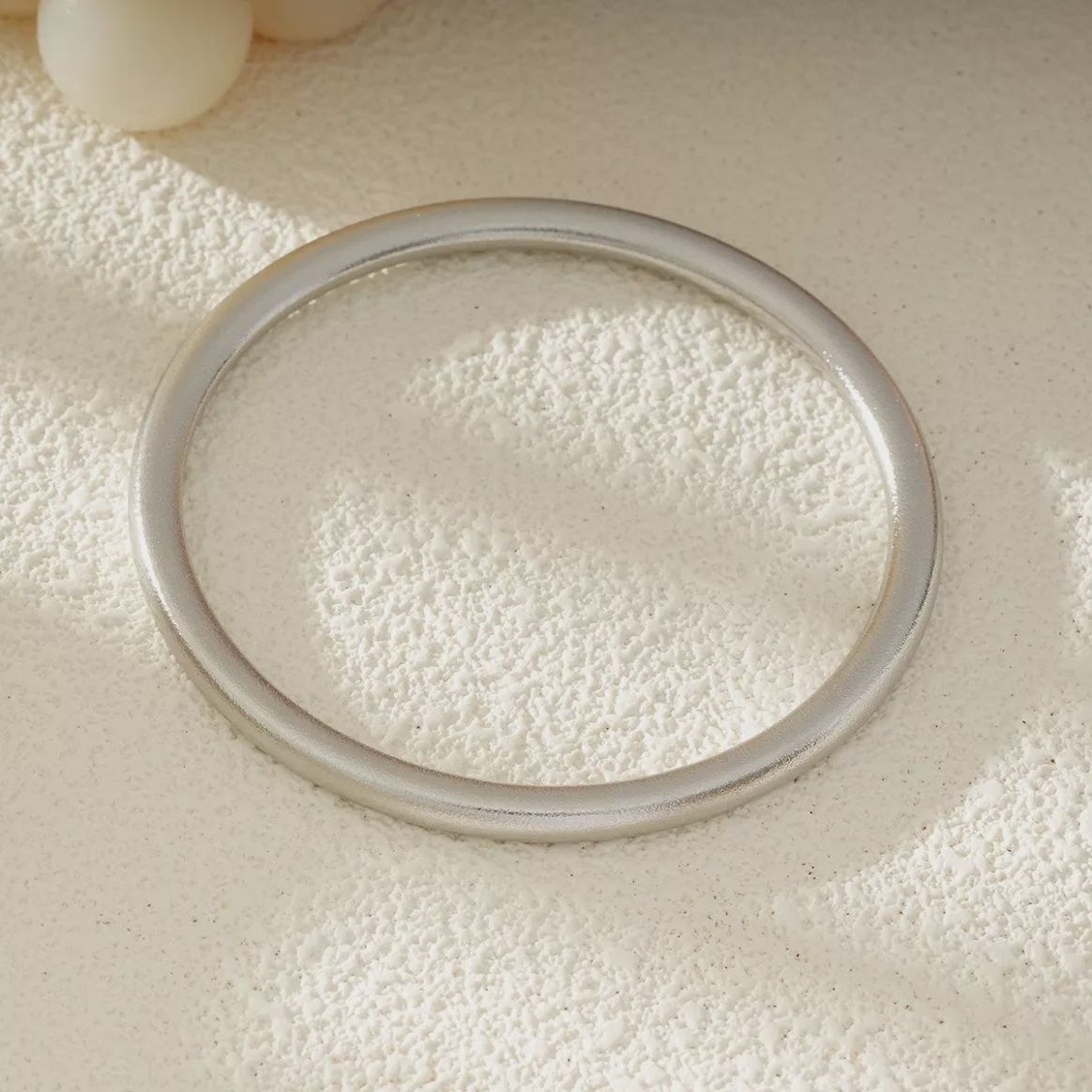 Bangle armband zilver Jonc