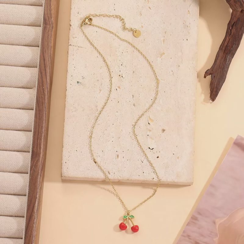 Ketting Kers/goud