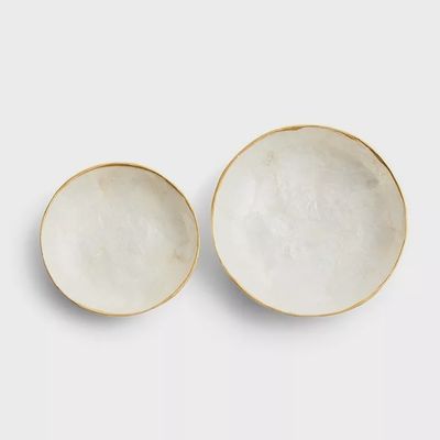 Schaal schelp gold xs