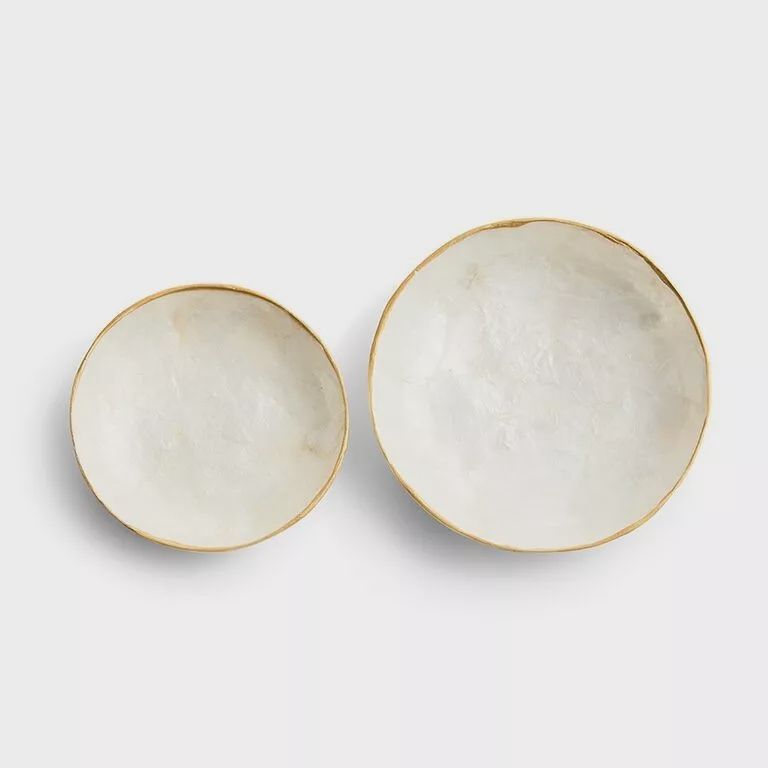 Schaal schelp gold xs