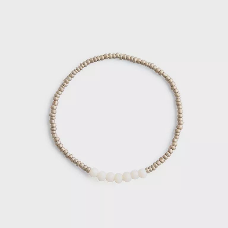 Armband kralen kathy wit