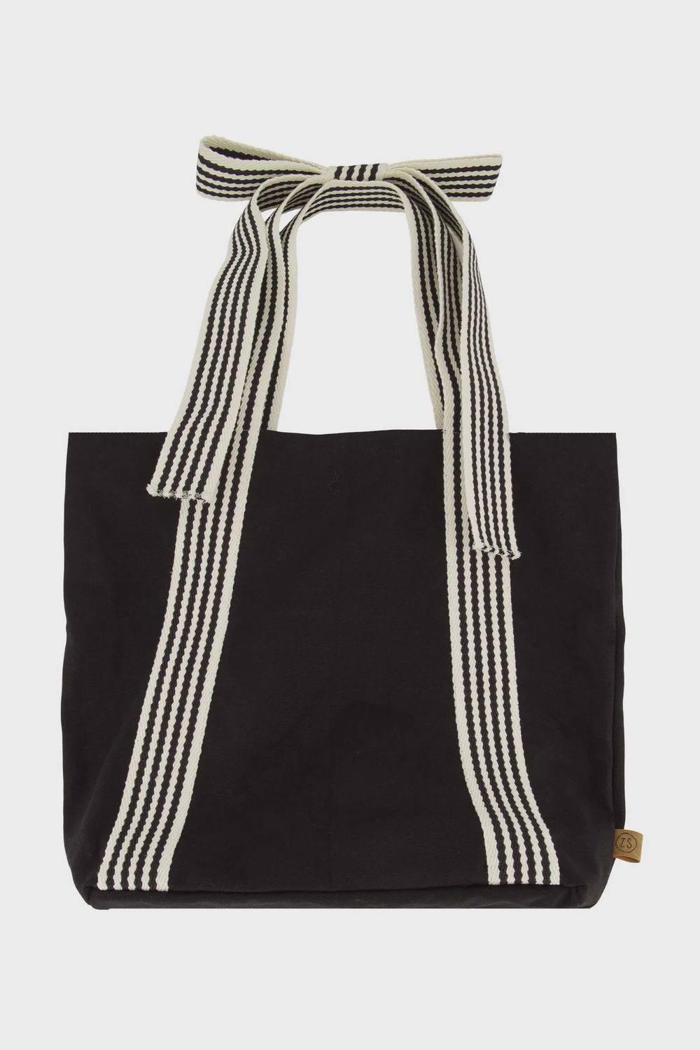 tas met strik hengsel zwart