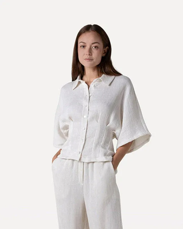 Cila shirt s/l	Parchment