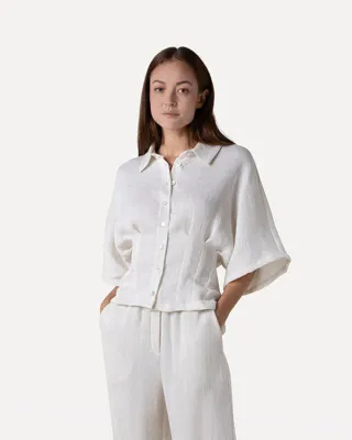 Cila shirt s/l	Parchment