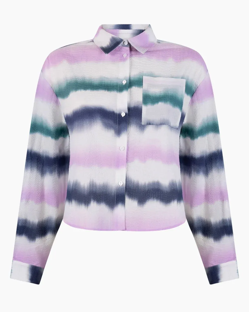Laleha shirt l/s	Tie dye stripe
