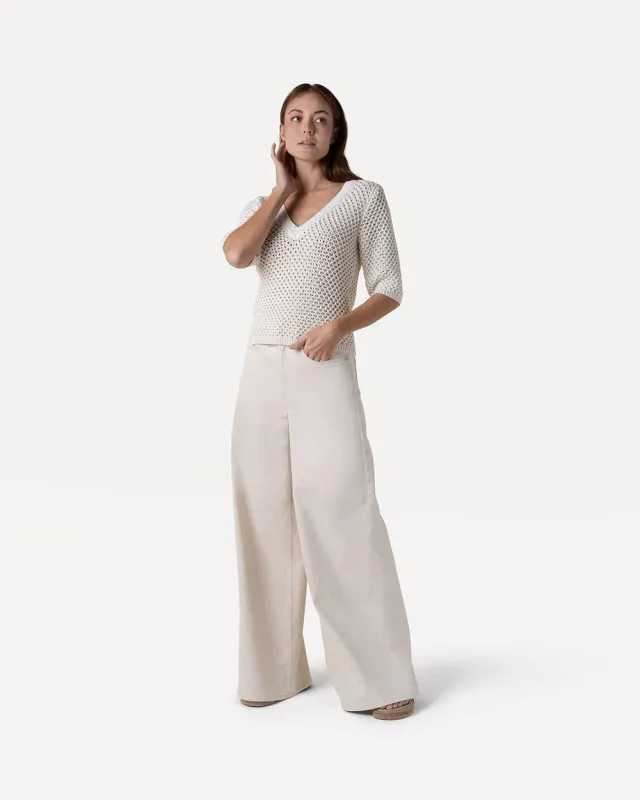 Moore denim wide	Natural denim