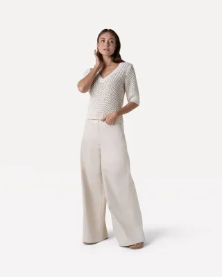 Moore denim wide	Natural denim